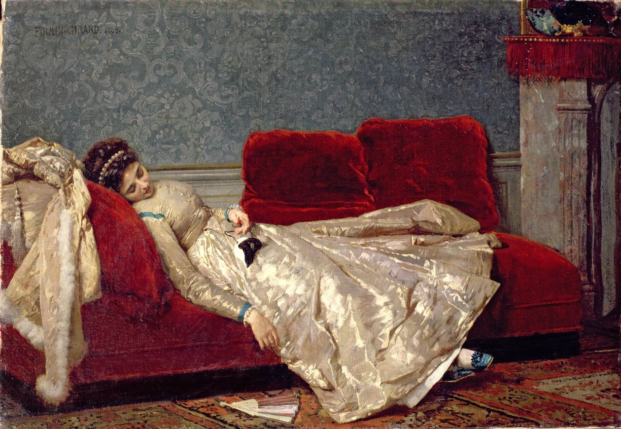 After The Ball, 1869 by Marie Francois Firmin Girard