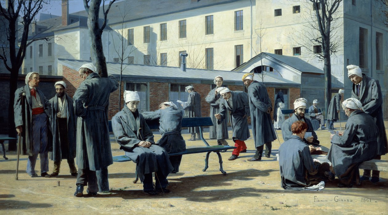 İyileşenler, 1861 by Marie Francois Firmin Girard