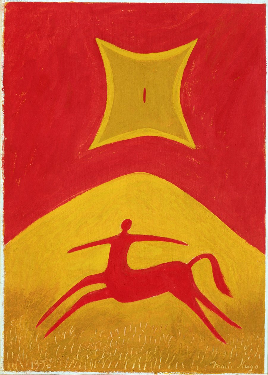 Centaure, 1995 (kağıt üzerinde sıcaklık) by Marie Hugo