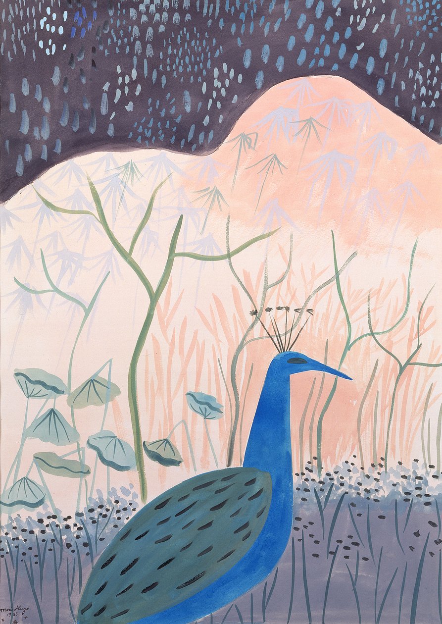 Altın ve Gümüş Tavus Kuşu, 1985 by Marie Hugo