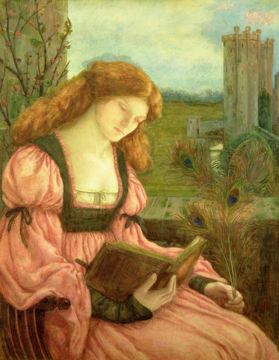 Aziz Barbara (kağıt üzerinde sıcaklık) by Marie Spartali Stillman