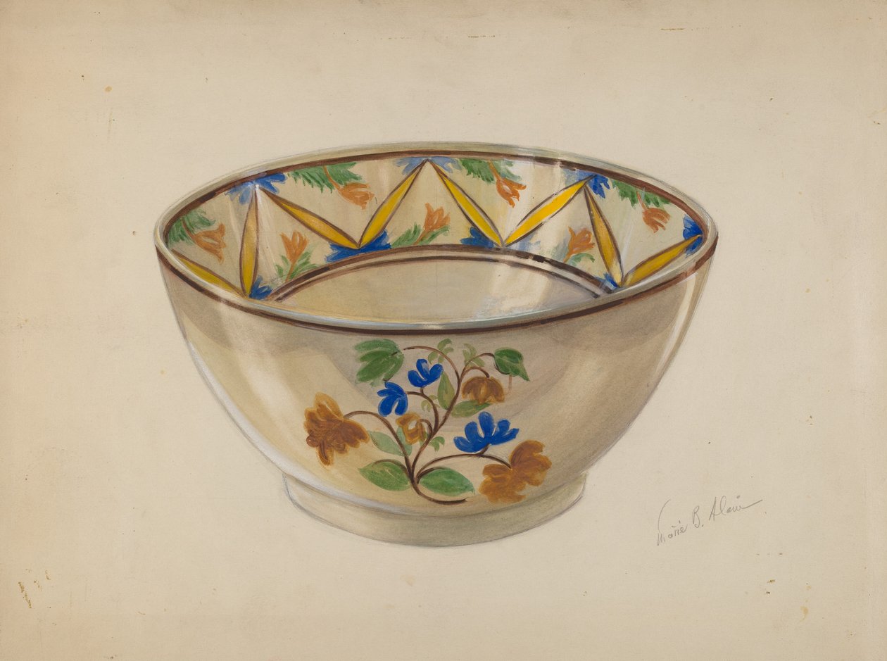 kase, ç. 1936. by Marie Alain