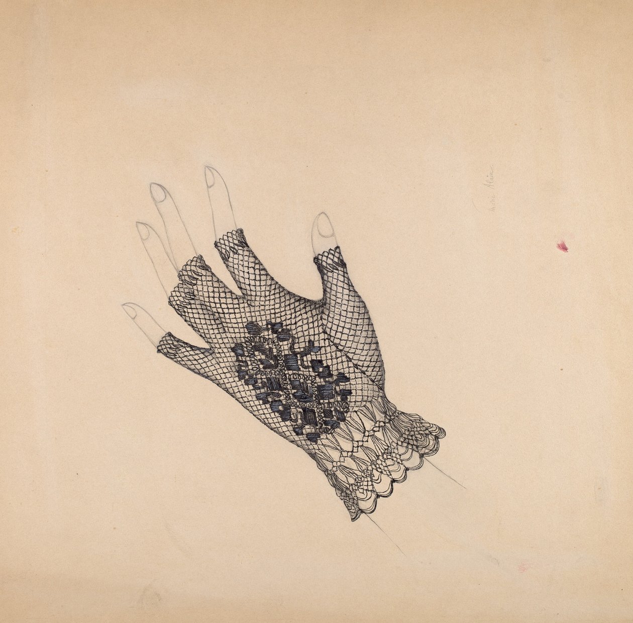 Mitt, c.1838. by Marie Alain