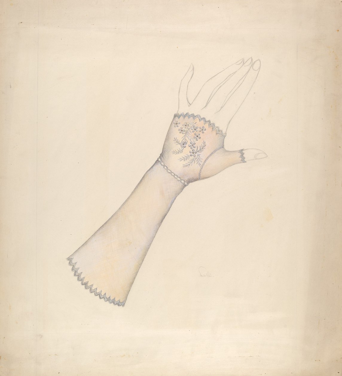 Mitt, c.1838. by Marie Alain