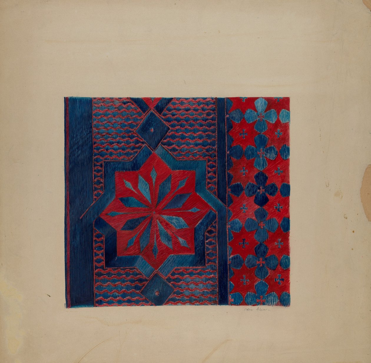 Bez Altında, c. 1938. by Marie Alain