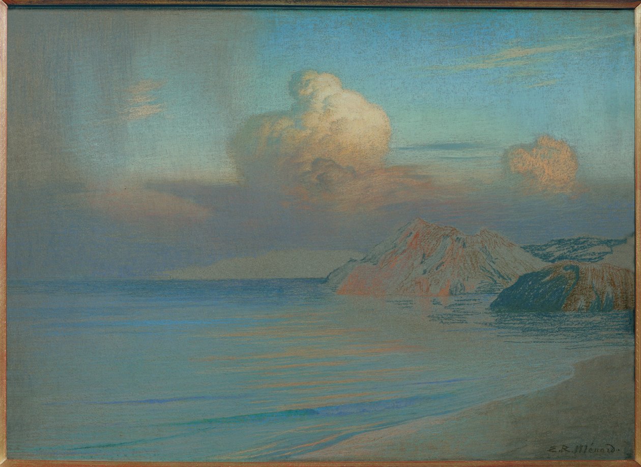 Le Nuage - Bulut by Marie Auguste Emile Rene Menard