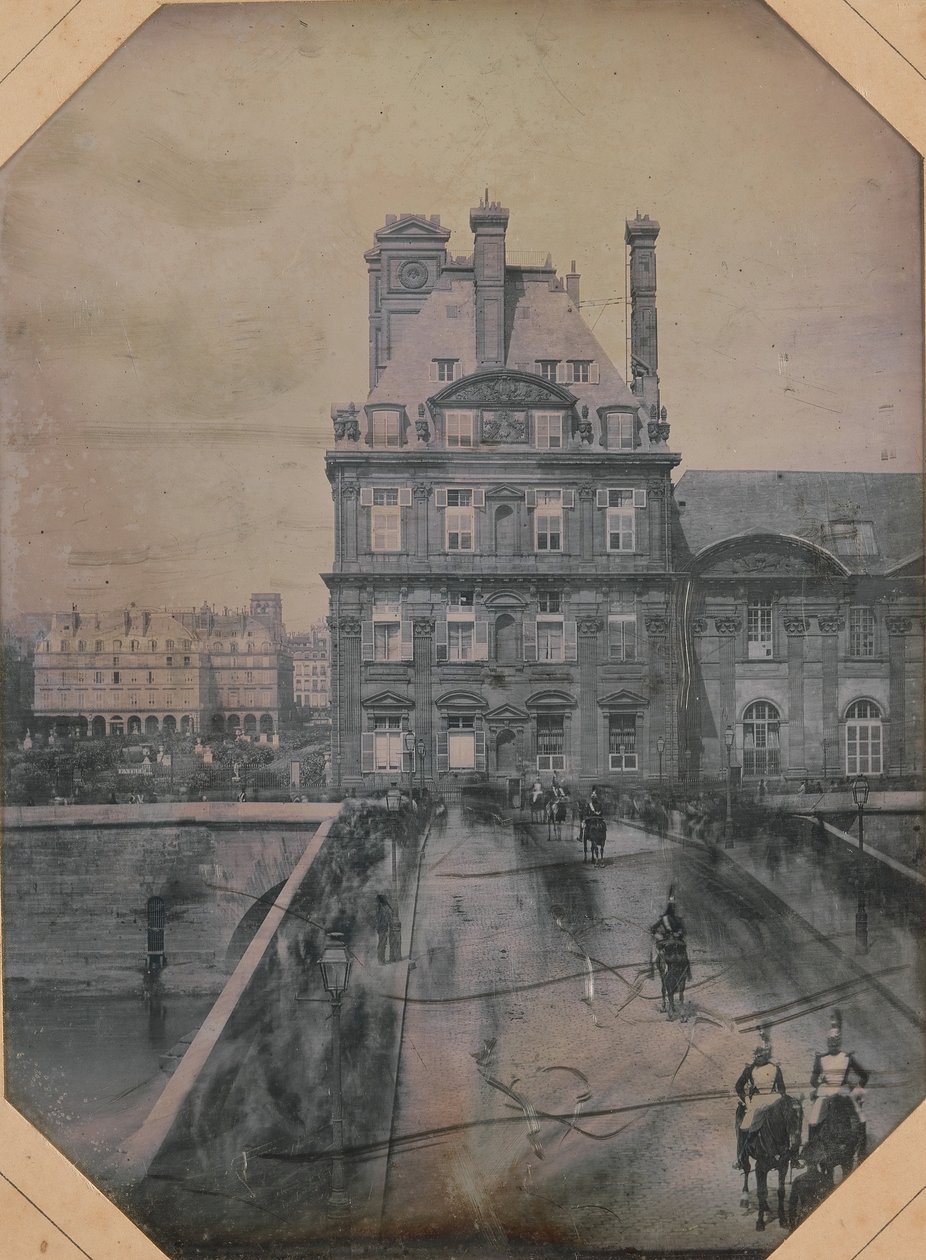 Pont-Royal üzerinde geçit töreni, 1 Mayıs 1844 by Marie Charles Isidore Choiselat