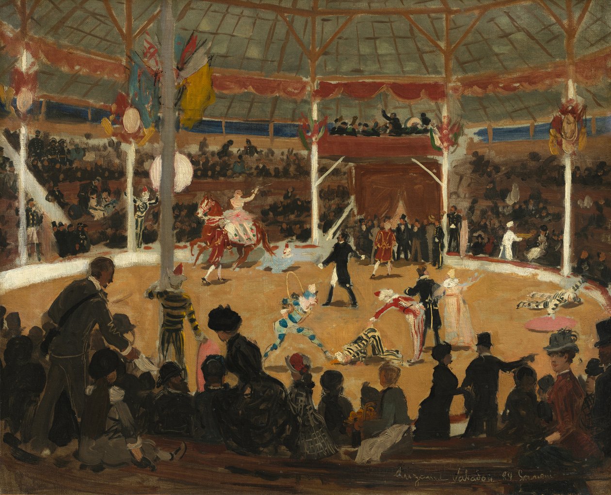 Sirk, 1889. by Marie Clementine (Suzanne) Valadon
