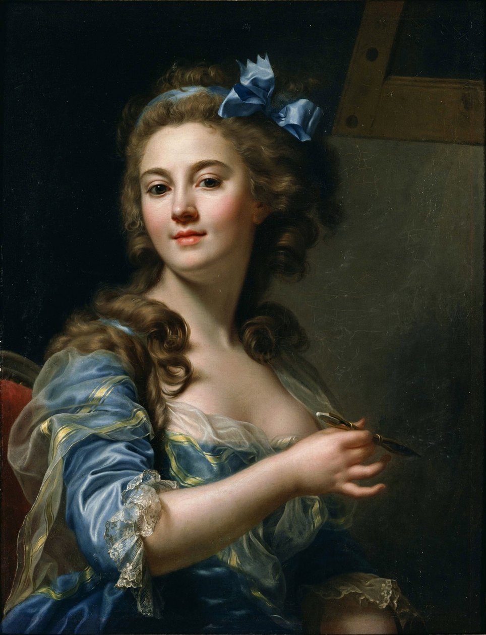 ""Otoportre"" Tablosu Marie-Gabrielle Capet (1761-1818) 1783 Ulusal Batı Sanatı Müzesi, Tokyo Japonya by Marie Gabrielle Capet