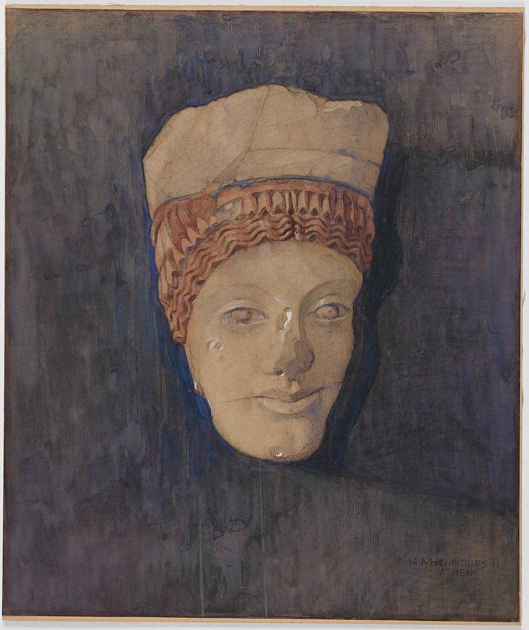 Kore Başkanı (Akropolis Müzesi env. 696) by Marie Henriques