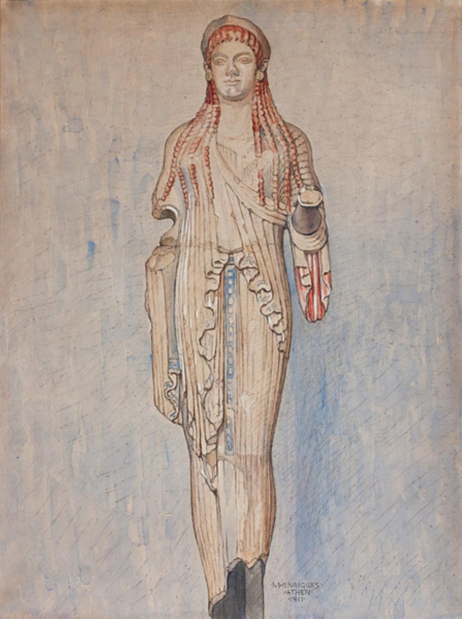 Koro (Akropolis Müzesi env. 685) by Marie Henriques