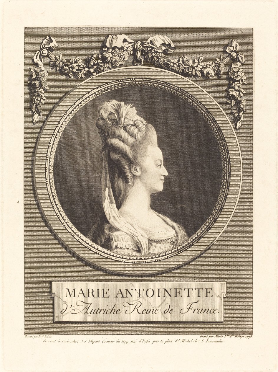 Marie Antoinette by Marie Louise Adelaide Boizot after Louis Simon Boizot