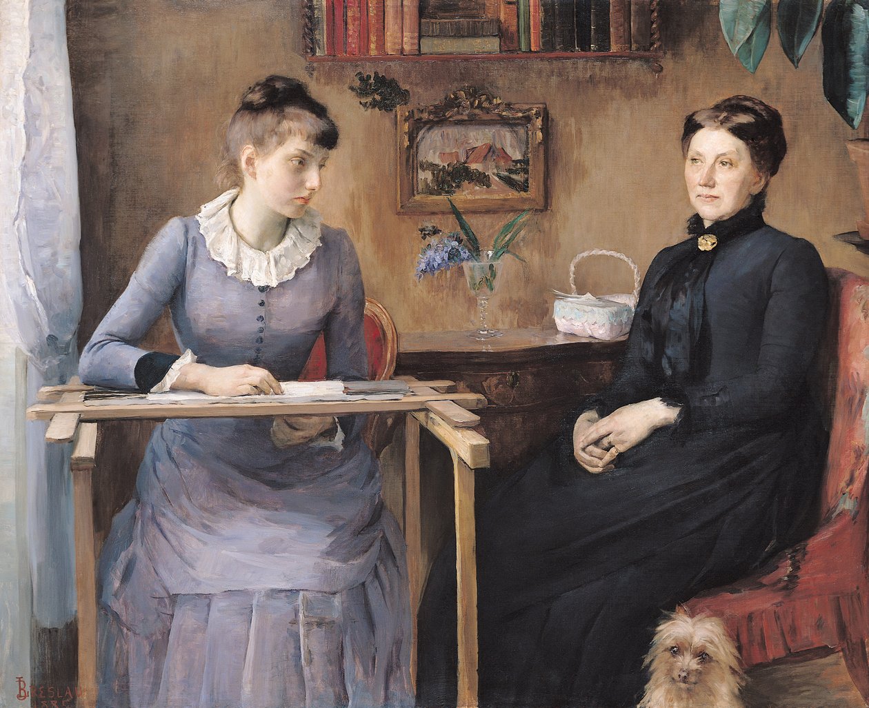 Evde veya Mahremiyette, 1885 by Marie Louise Catherine Breslau