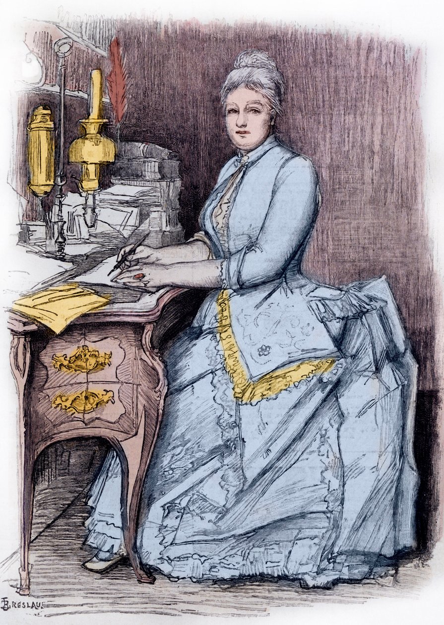 Juliette Lamber (Mme Edmond Adam) (1836-1936), Fransız harflerinin kadını - Louise Catherine Breslau