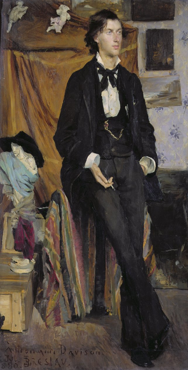 Henry Davison'ın Portresi, 1880 by Marie Louise Catherine Breslau