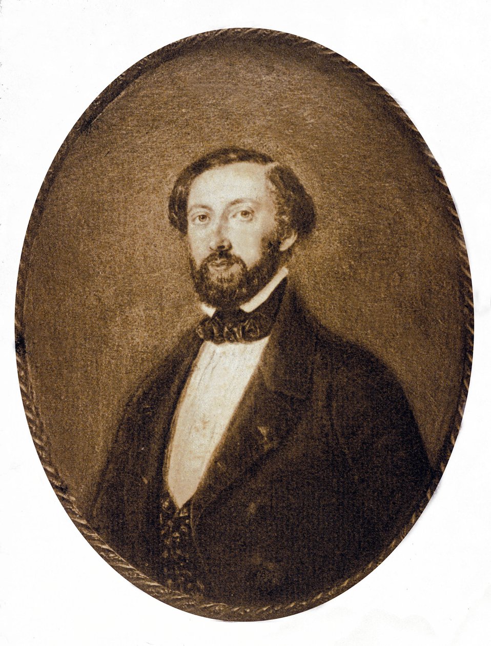 Alfred de Musset (gravür) by Marie Moulin
