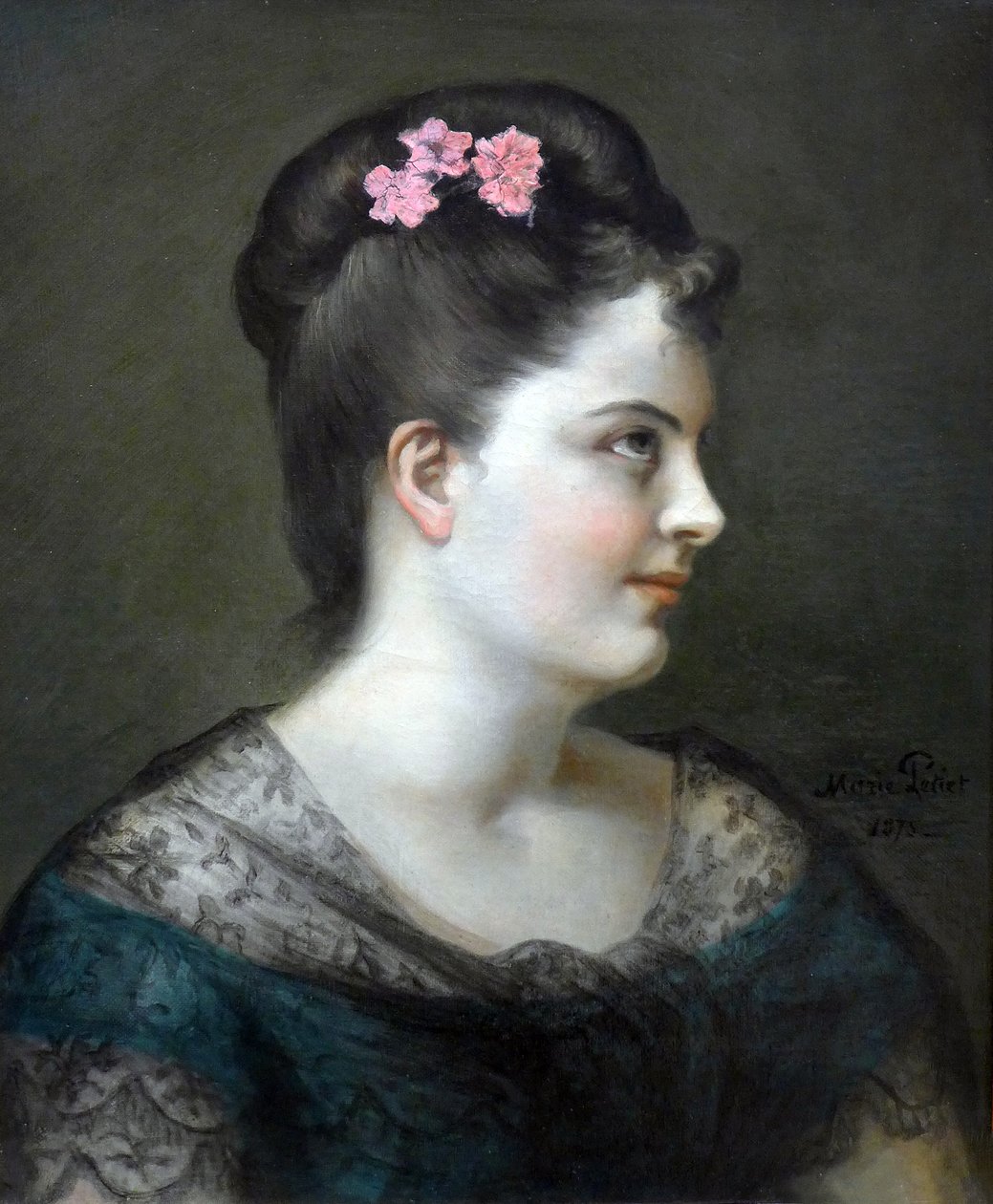 Marie Petiet'in Otoportresi by Marie Mrs Dujardin Beaumetz Petiet
