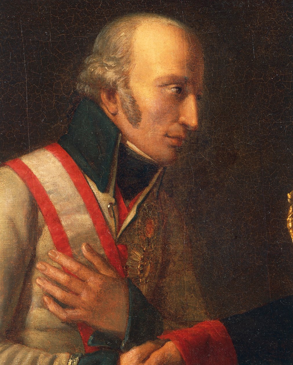 Napolyon ve Arşidük Charles arasında Stammersdorf'ta görüşme 17 Aralık by Marie Nicolas Ponce Camus