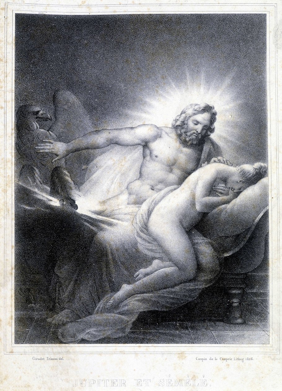 Jüpiter ve Semele. 1826