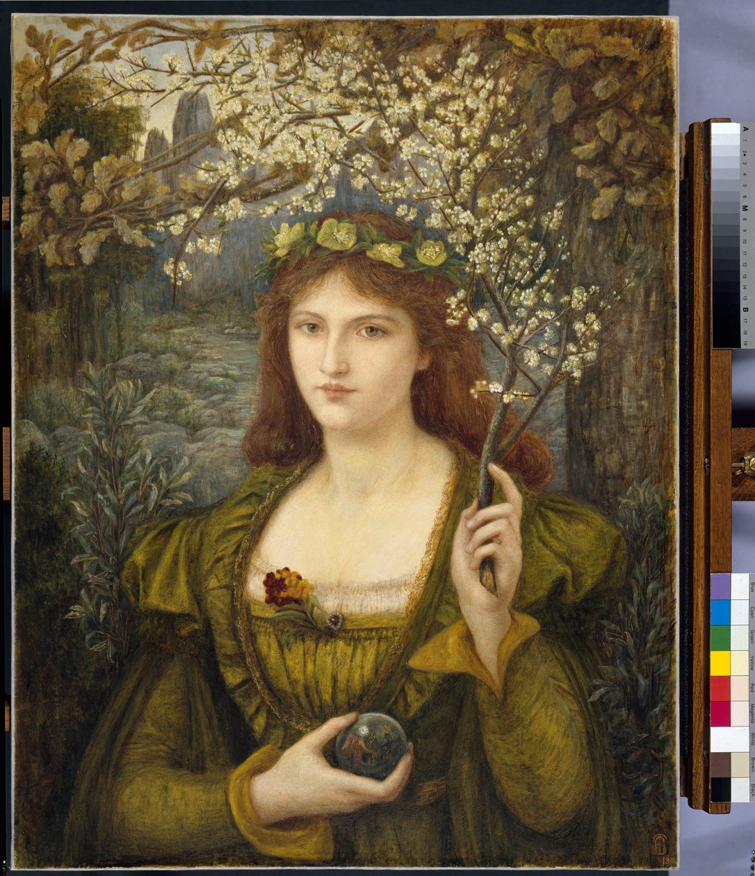 Madonna Pietra Degli Scrovigni by Marie Spartali Stillman