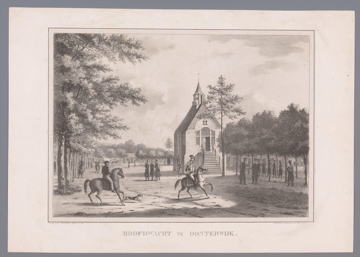 Oosterwijk'teki ana muhafızın görünümü Oisterwijk'teki ana muhafız (nesnedeki başlık) by Marinus Adrianus van Straten