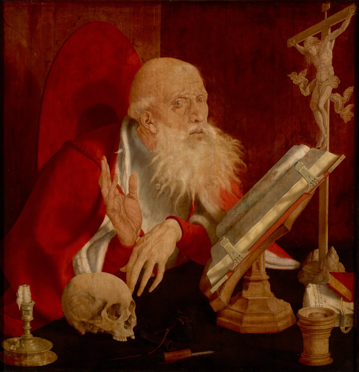 Aziz Jerome Hücresinde, Reymerswaele, Marinus Claesz, minibüs (yaklaşık 1490-1567