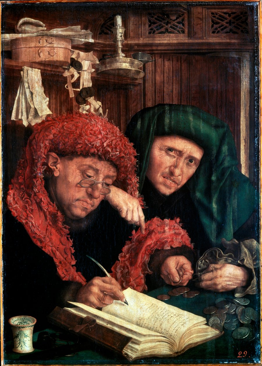 Vergi Tahsildarları, 1490 ve 1567 yılları arasında. by Marinus van Reymerswaele