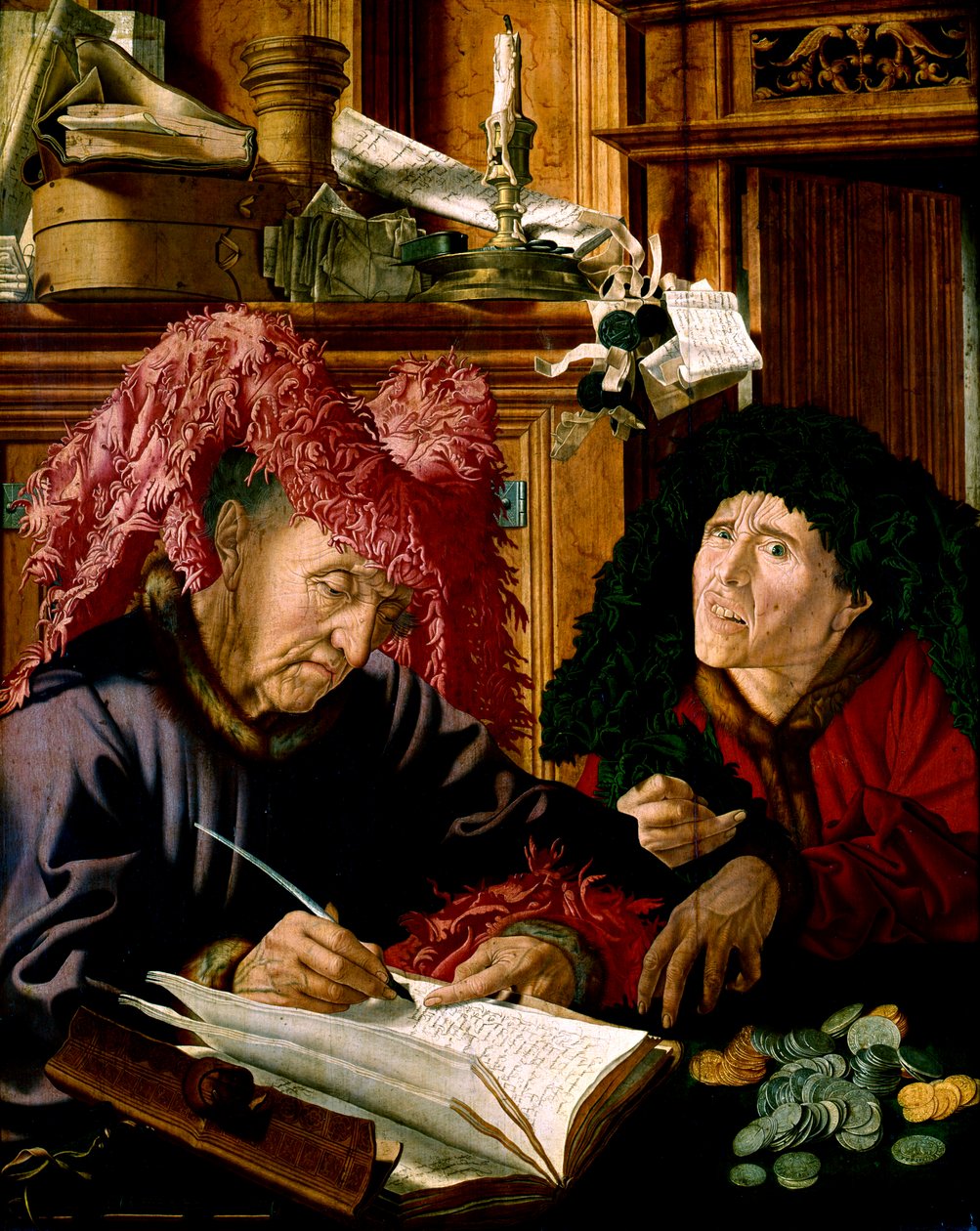 İki Vergi Toplayıcı, c.1540 by Marinus van Reymerswaele