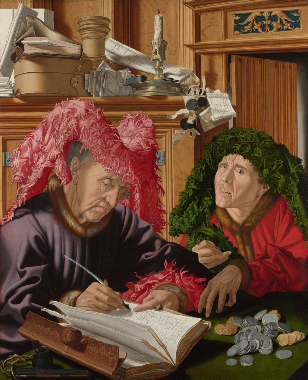 İki Vergi Toplayıcı, c.1540 by Marinus van Roejmerswaelen