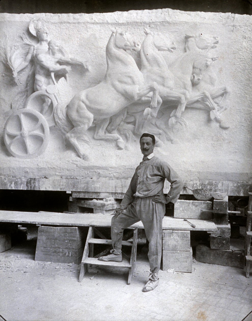Ünlü heykeltıraş Pietro Canonica