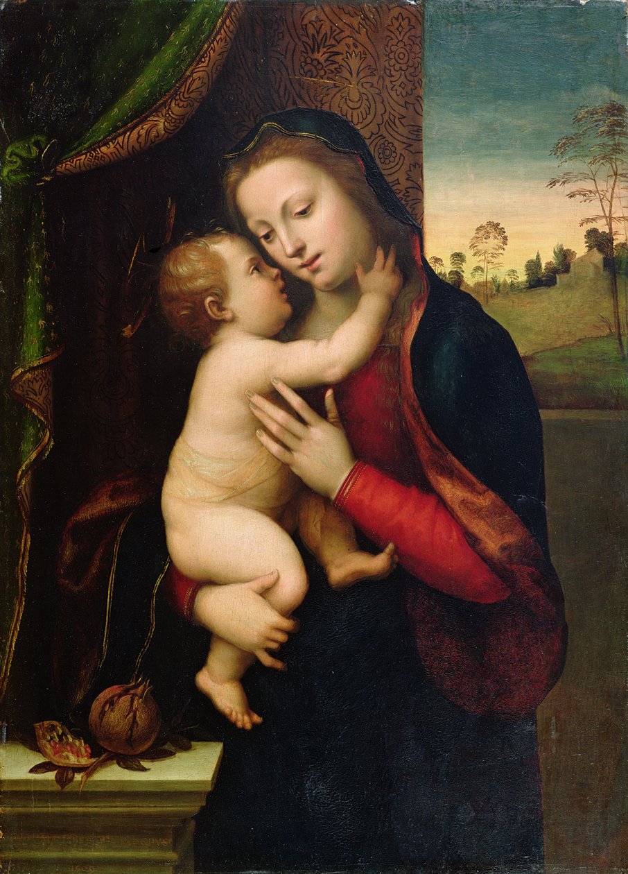 madonna ve çocuk, by Mariotto Albertinelli