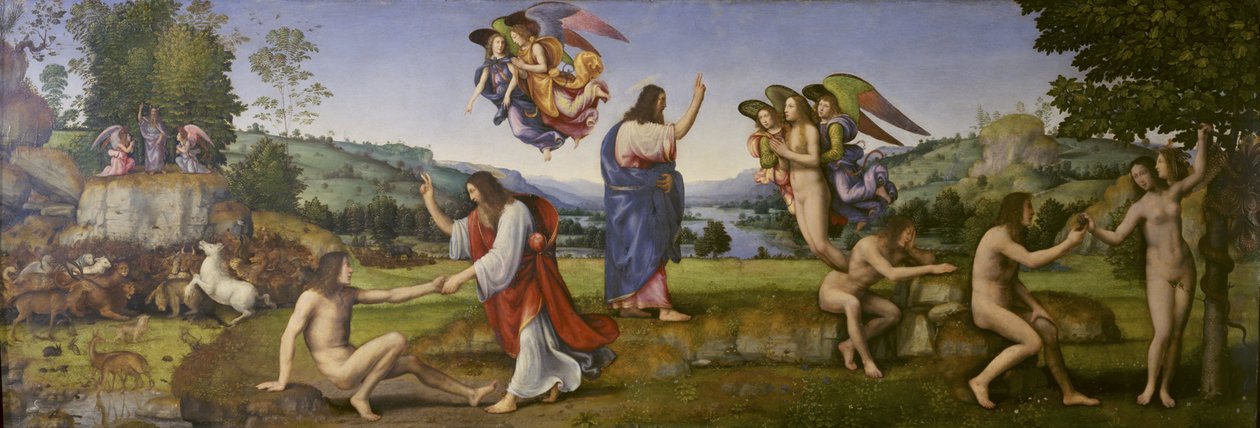 Yaratılış, Günaha ve Düşüş, 1513 by Mariotto Albertinelli