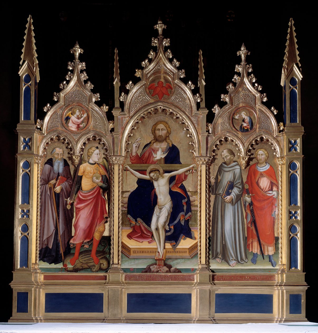 Kutsal Üçlü ve Azizler (Resim by Mariotto di Nardo