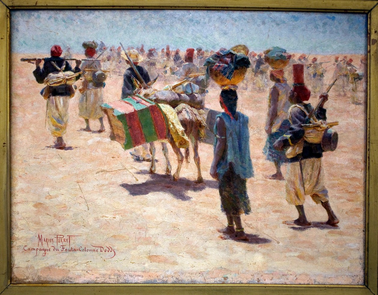 Senegalli Tüfekçiler, 1890 dolayları by Marius Perret