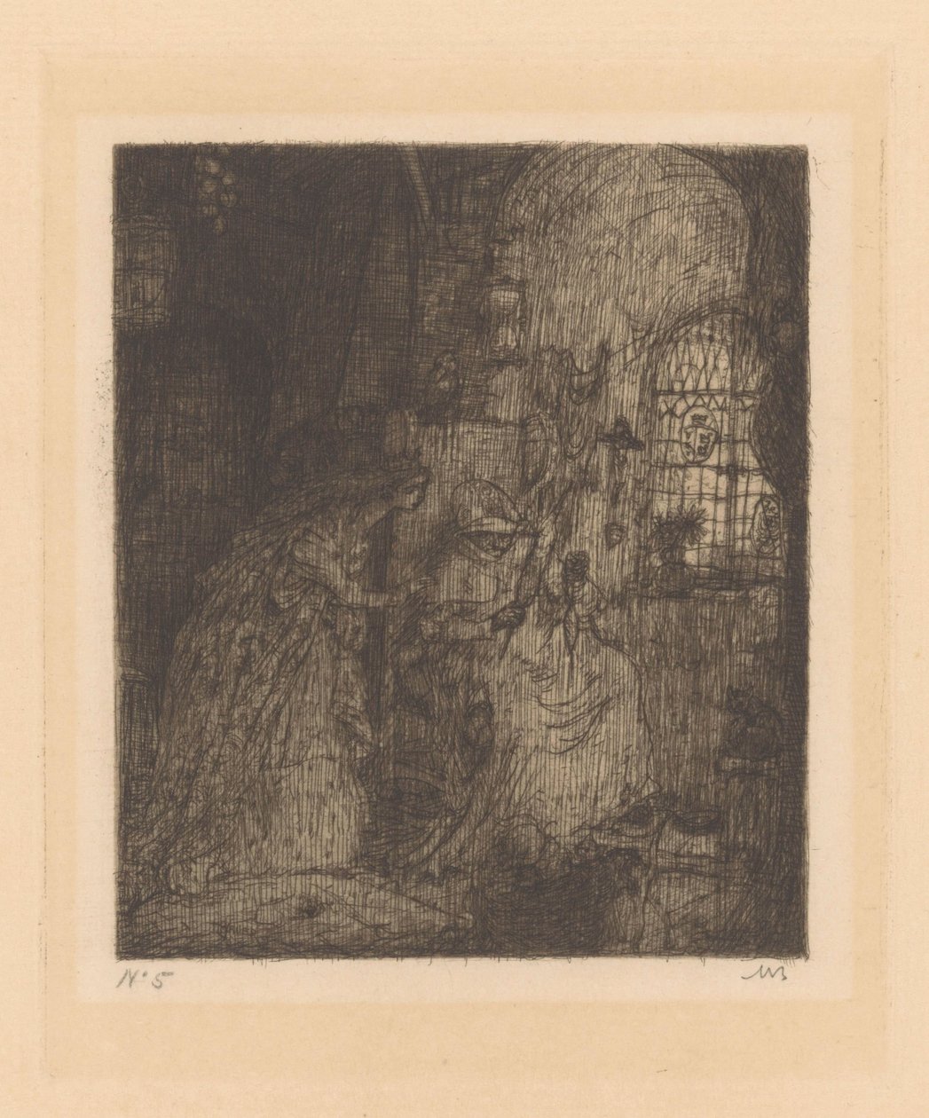 Uyuyan güzel by Marius Bauer (signed by artist)