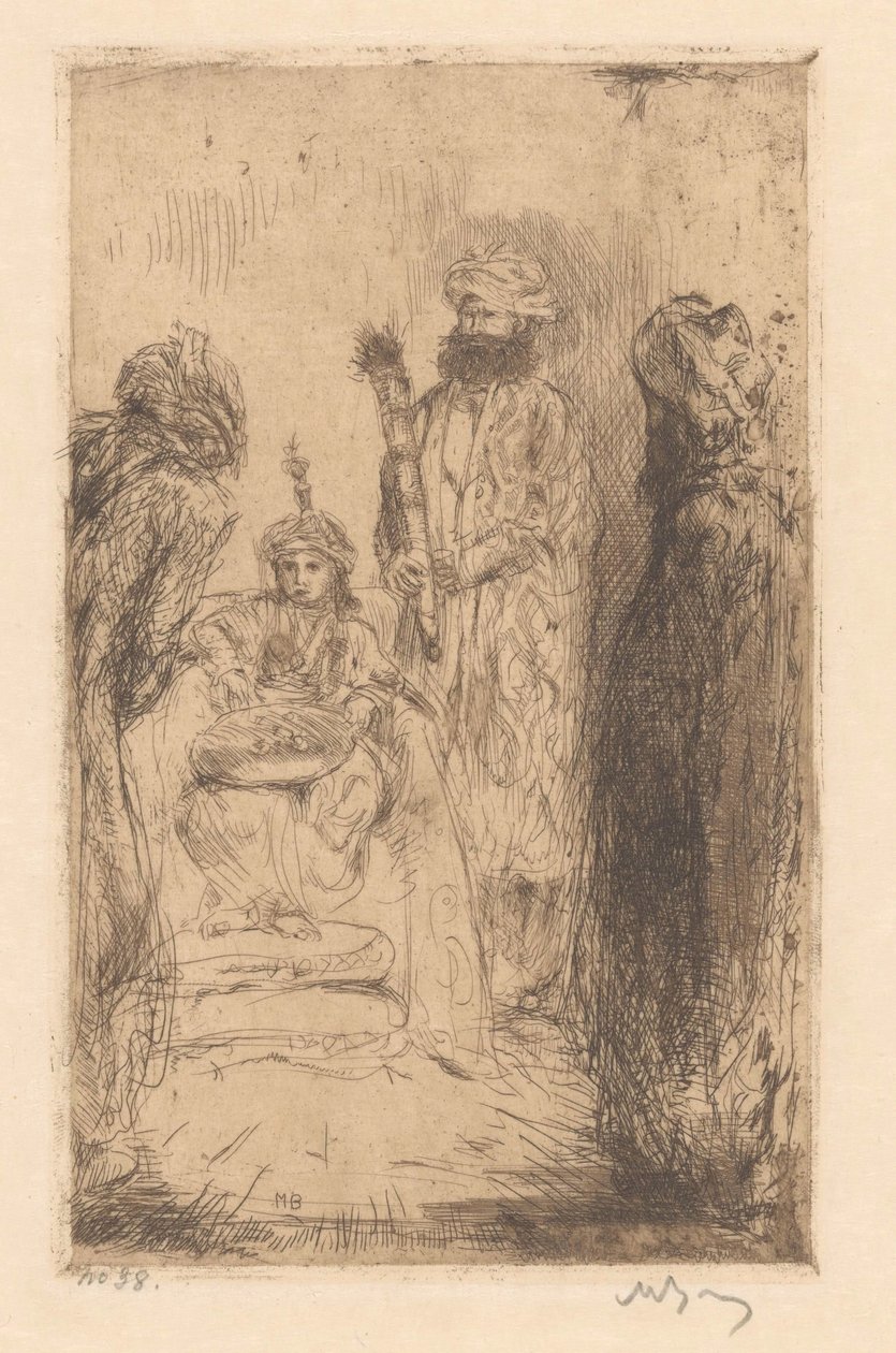 oryantal prens by Marius Bauer (signed by artist)
