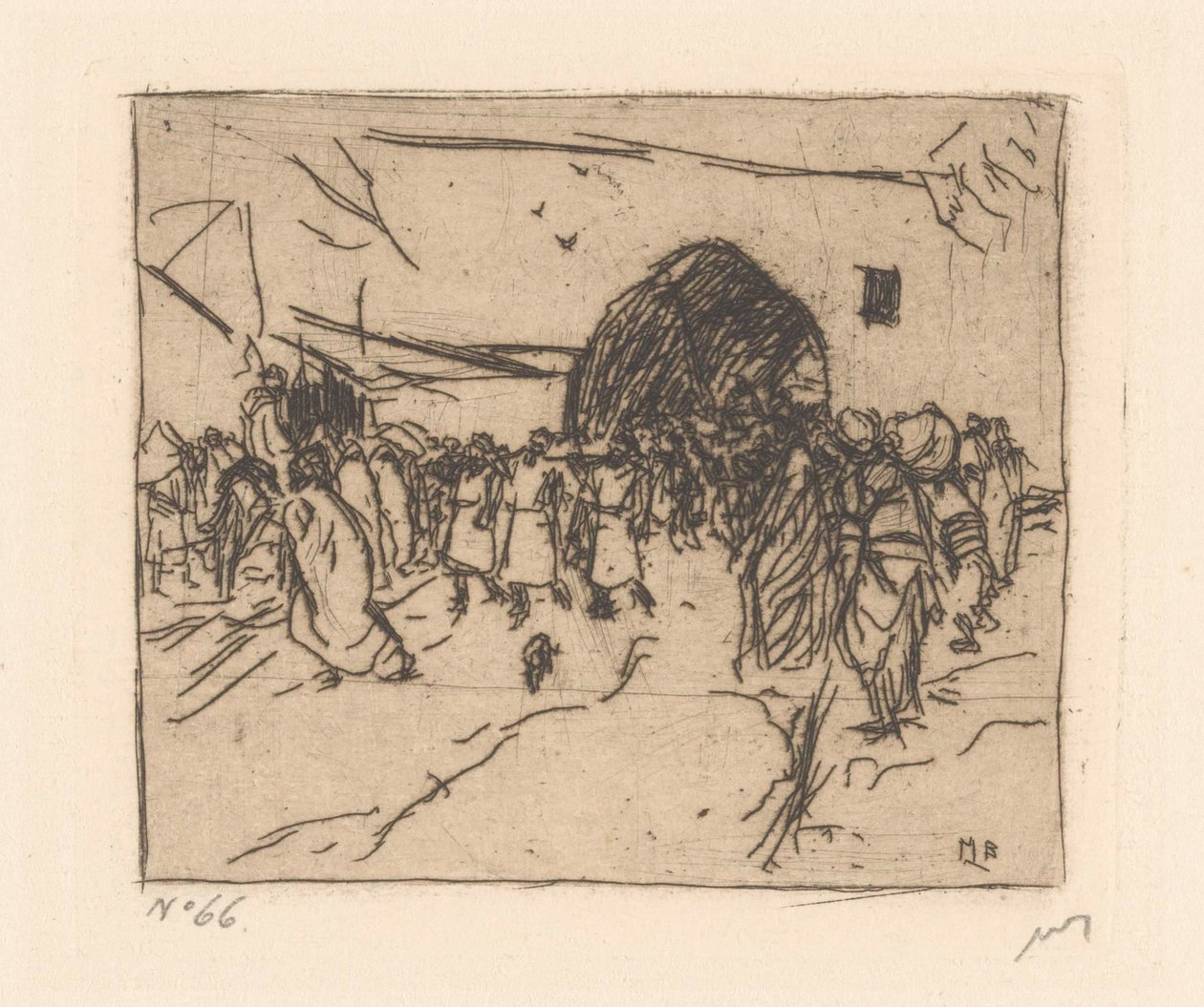 Konstantinopolis'teki Kapı by Marius Bauer (signed by artist)