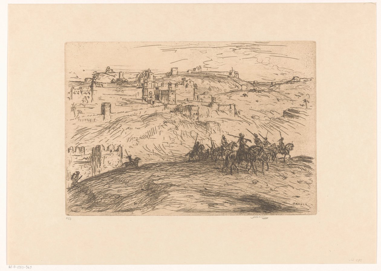 Bir Tepede Biniciler by Marius Bauer (signed by artist)