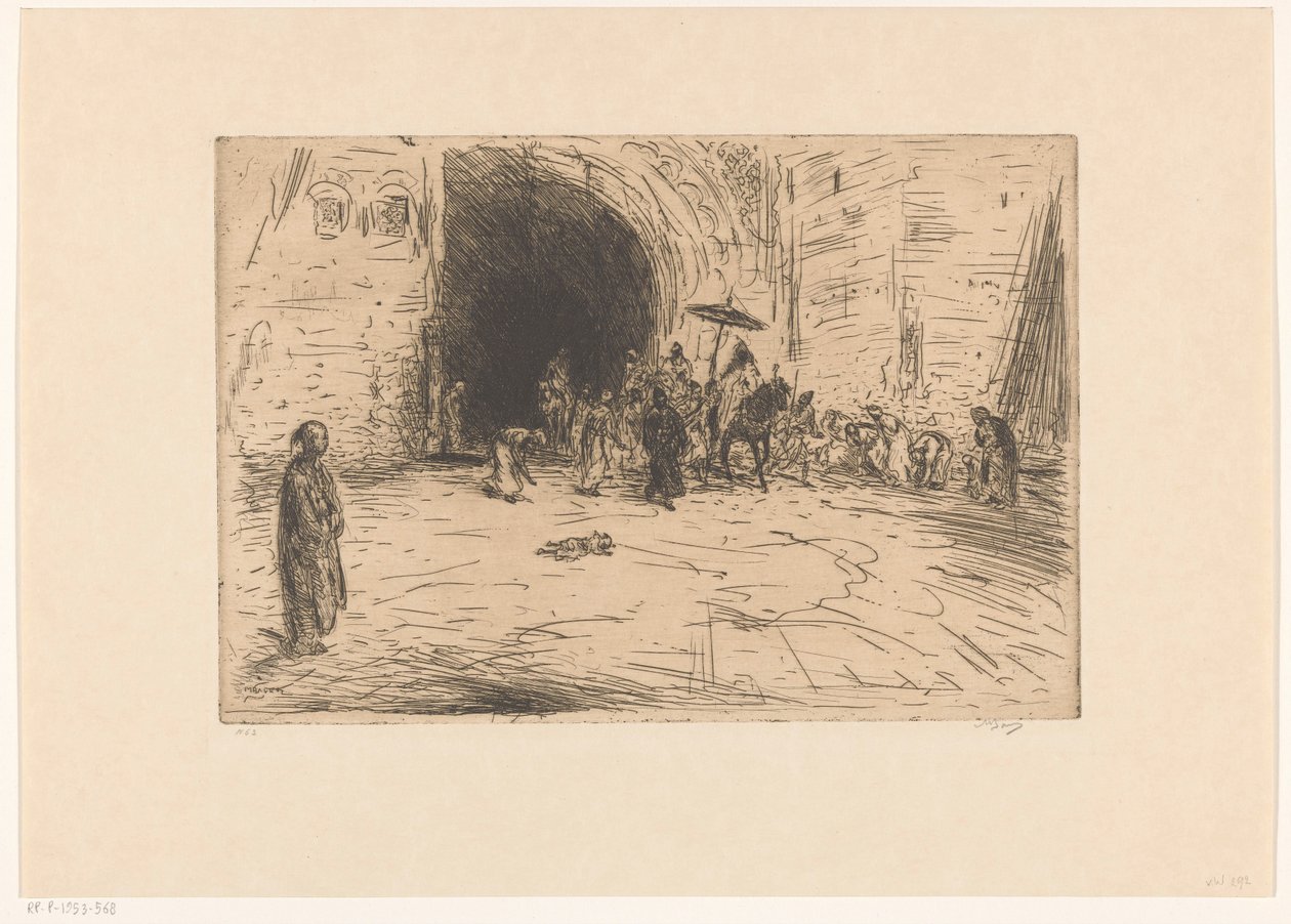 maiyeti ile sultan by Marius Bauer (signed by artist)