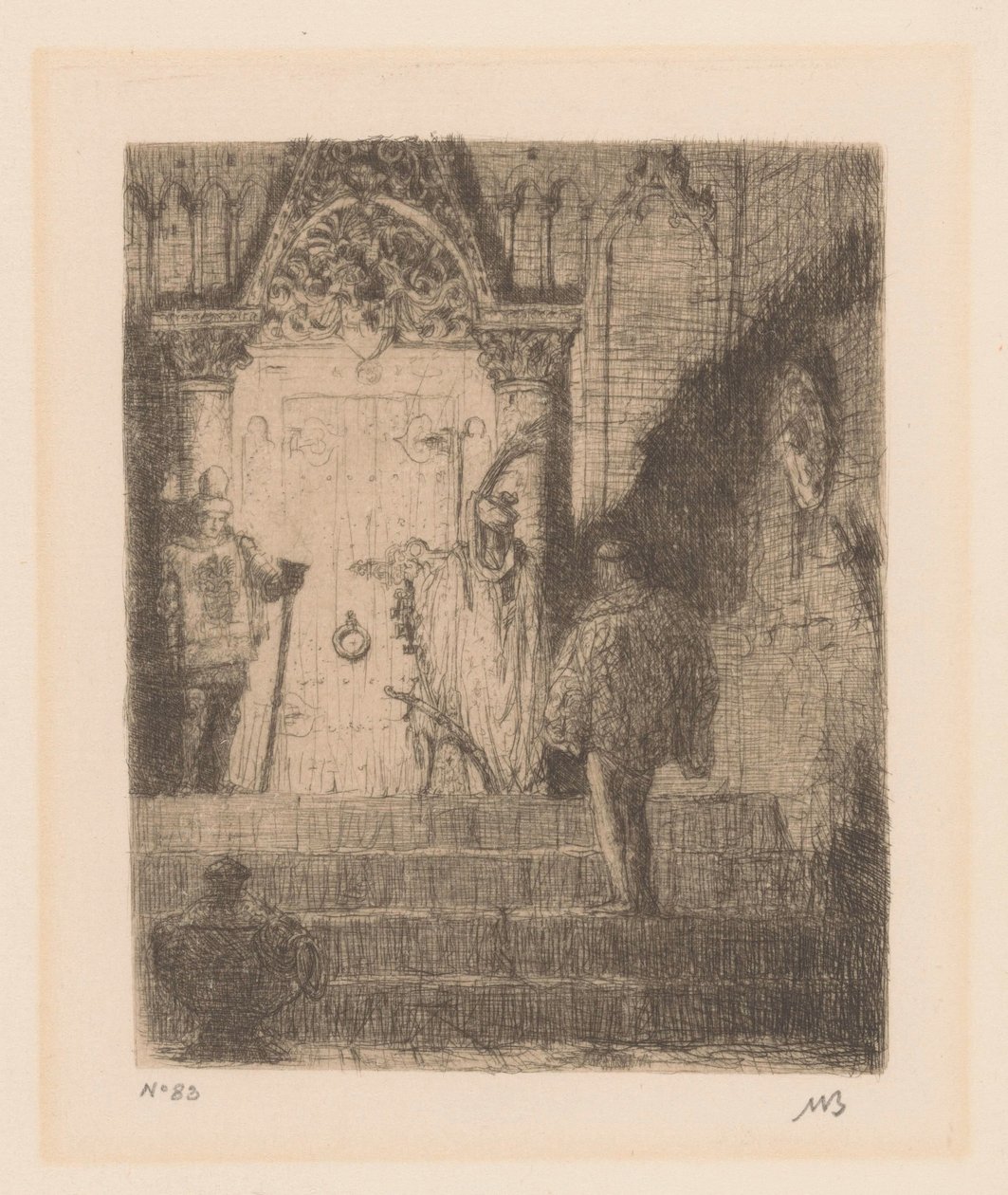 sihirli kapı by Marius Bauer (signed by artist)