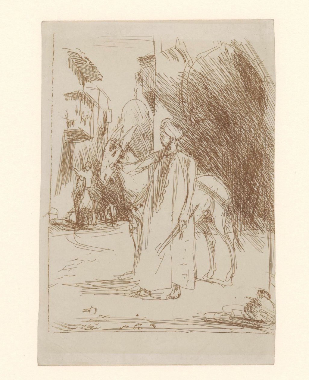 eşek ile adam by Marius Bauer