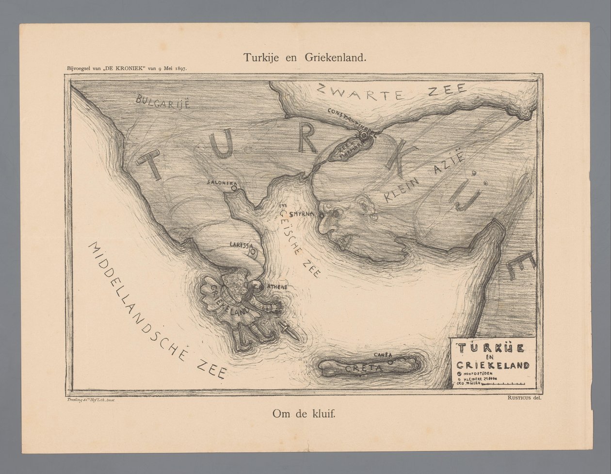 Türkiye ve Yunanistan (nesne üzerindeki başlık) by Marius Bauer