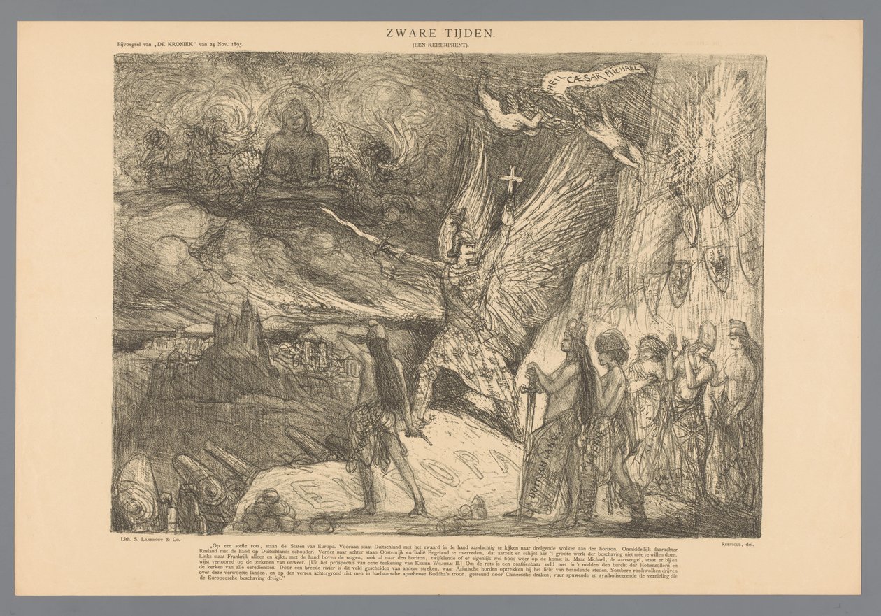 Zor zamanlar (imparator baskı) (nesne üzerine başlık) by Marius Bauer