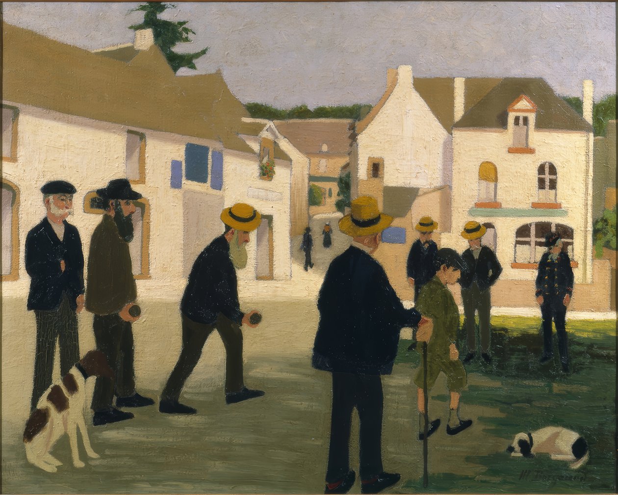 Boules oyunu by Marius Borgeaud