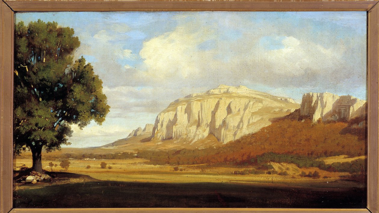 Sainte Baume masifinin görünümü by Marius Engaliere