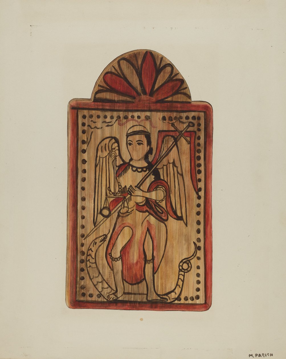 Santo Aziz Michael, c. 1939. by Marjery Parish