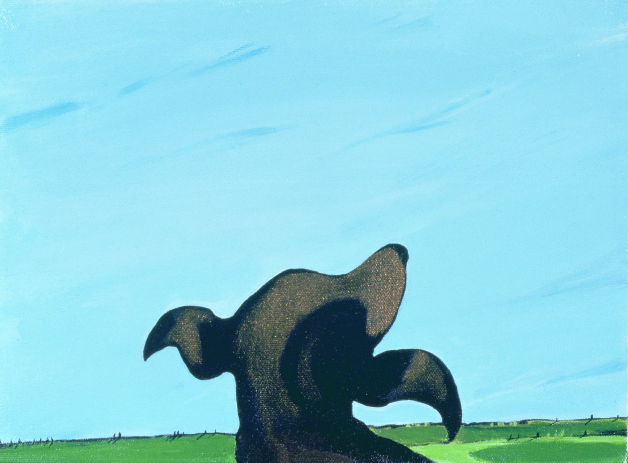 Bronz Profil #2, 1997 by Marjorie Weiss
