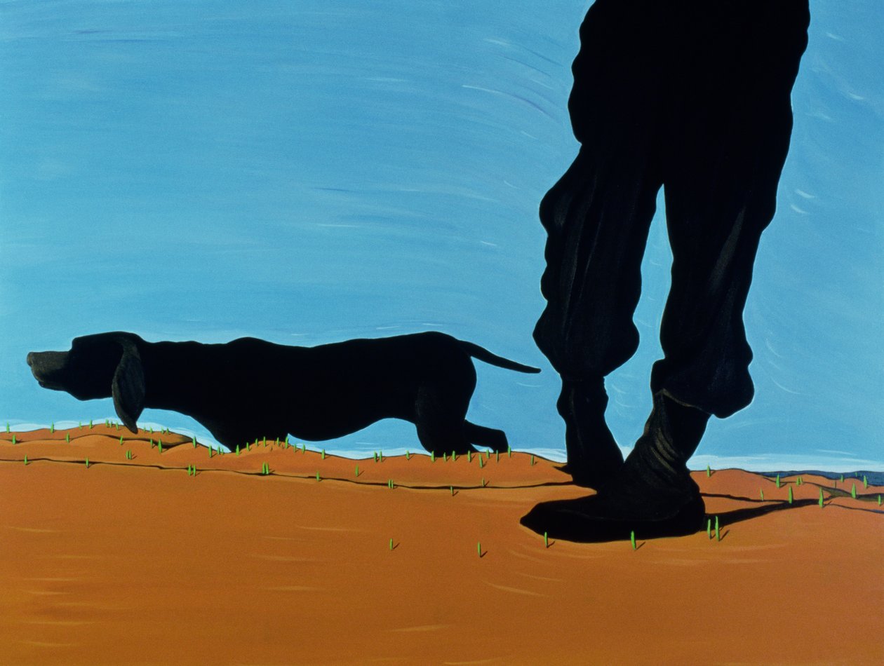 Low Tide in Chestertown, 1999 (tuval üzerine akrilik) by Marjorie Weiss