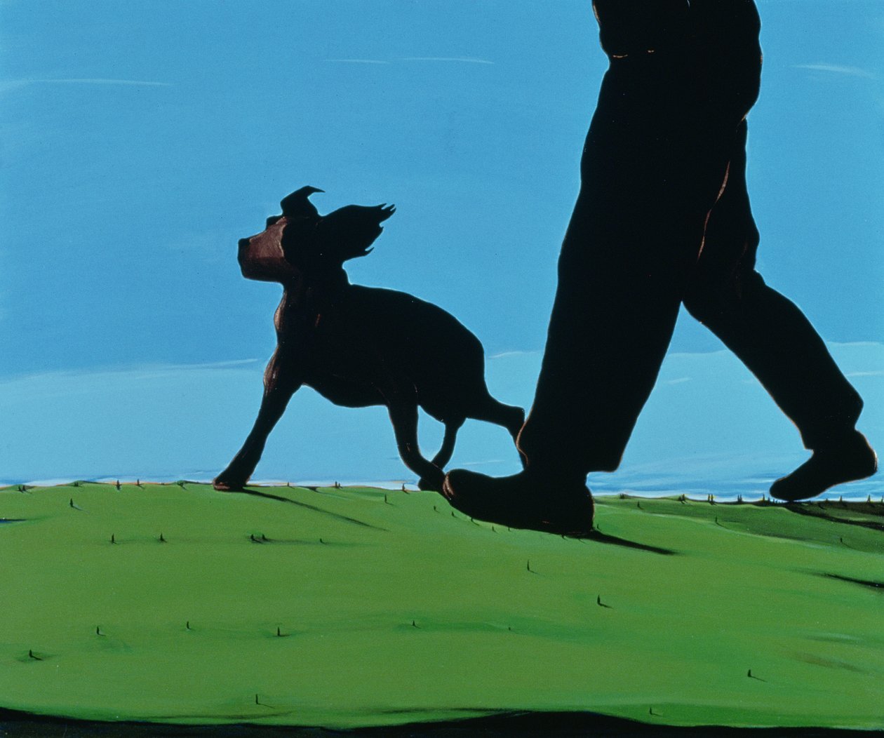 New Boys in Town, 1997 (tuval üzerine akrilik) by Marjorie Weiss