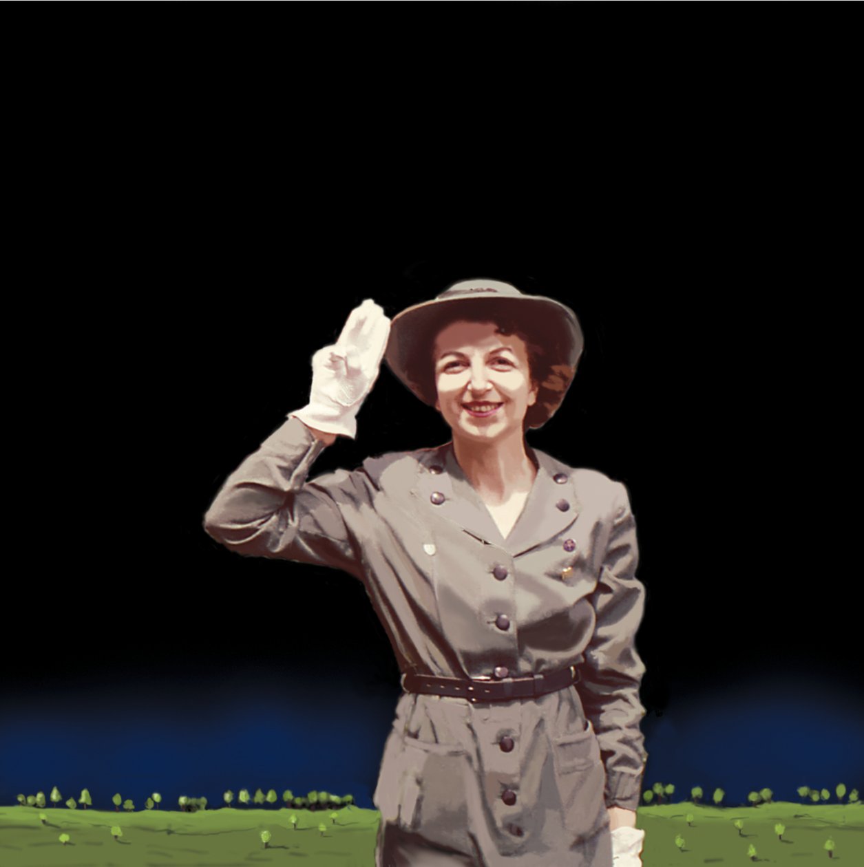İzci Lideri, 2008 (tuval üzerine akrilik) by Marjorie Weiss